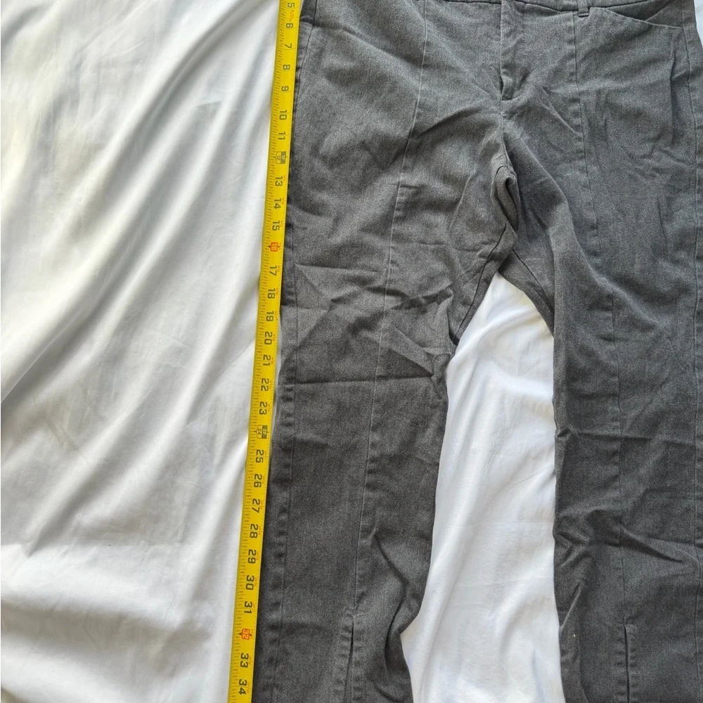 Gray Slim Fit Trousers